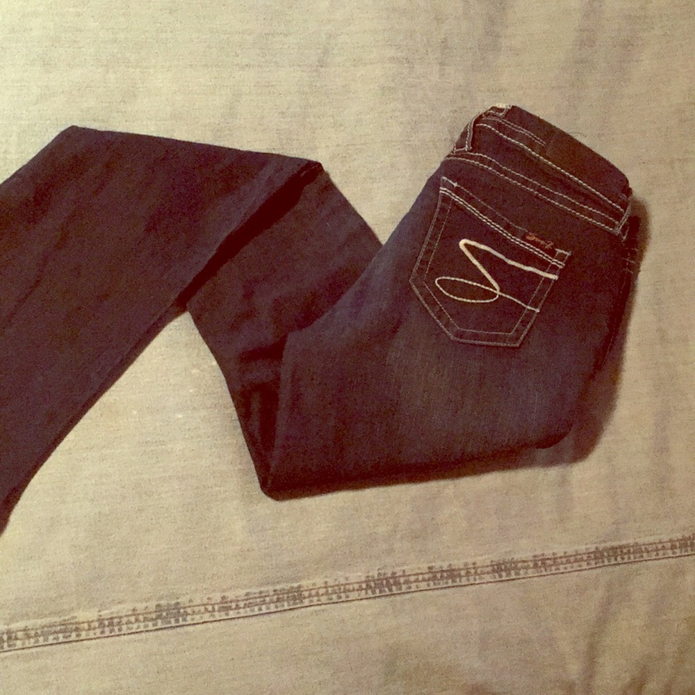 Seven7 Rocket Slim Jeans Dark Wash Size 4/27